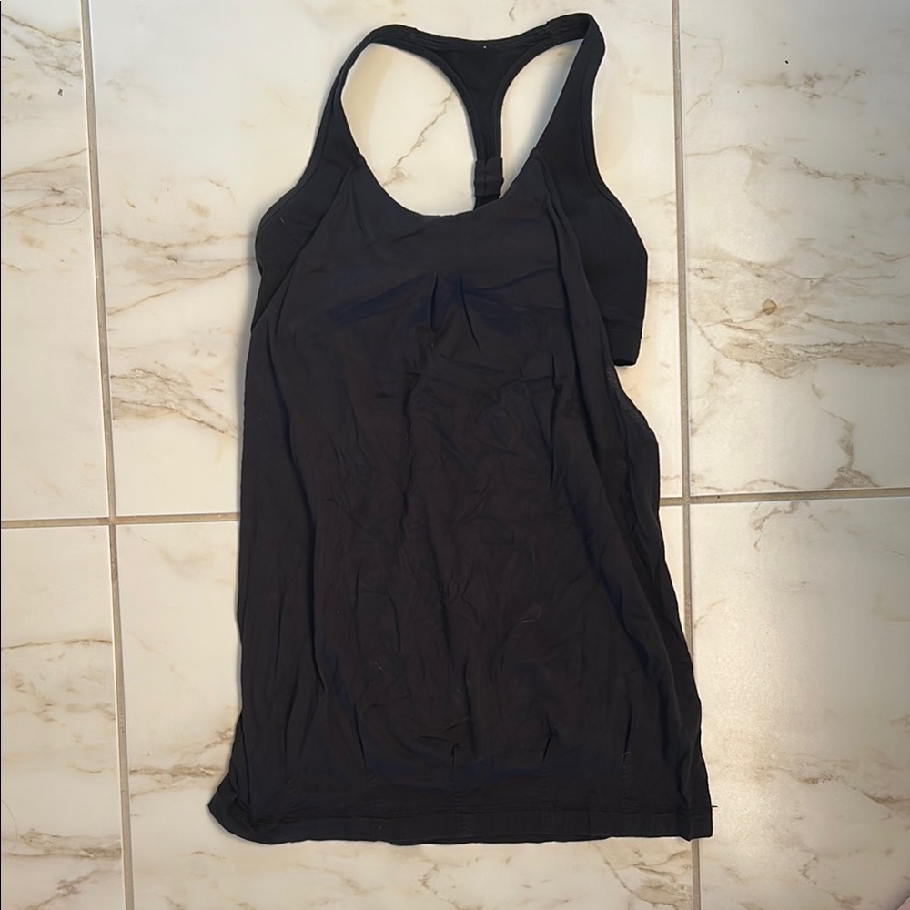lululemon athletica Black Tank Top